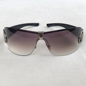 Gucci rimless shield sunglasses